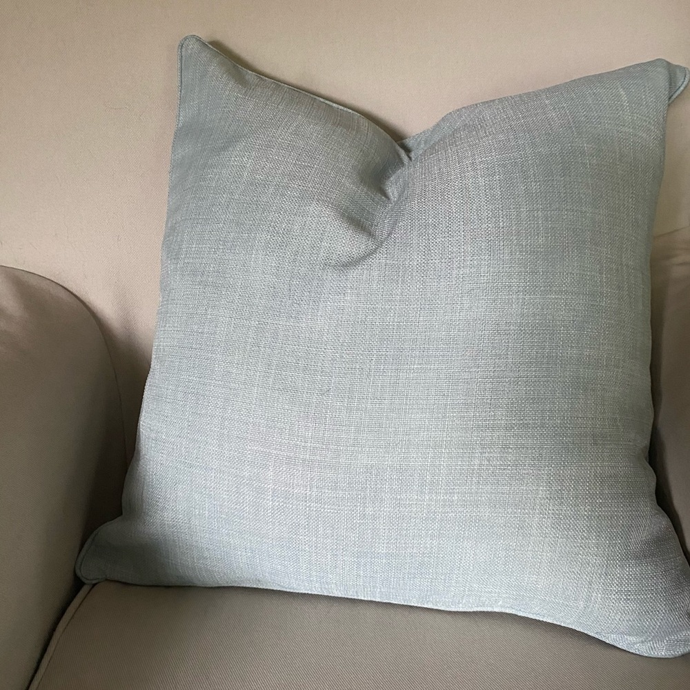 John Lewis Linen Look Polyester Accent Pillow Cover 18”x18”